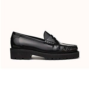 New Margaux Louisa Loafer in Black Calf